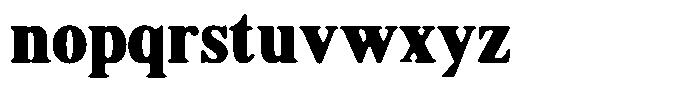 Shequan Soft Black Sem Condensed Font LOWERCASE