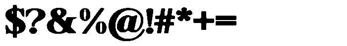 Shequan Soft Black Font OTHER CHARS