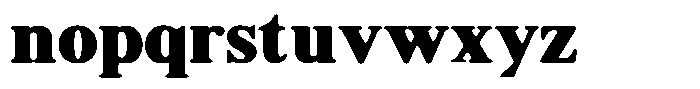 Shequan Soft Black Font LOWERCASE