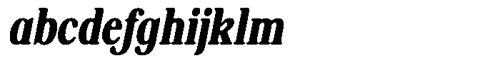 Shequan Soft Bold Condensed Italic FONT