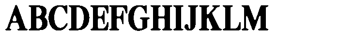 Shequan Soft Bold Condensed Font UPPERCASE