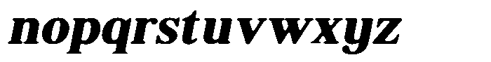 Shequan Soft Bold Italic Font LOWERCASE
