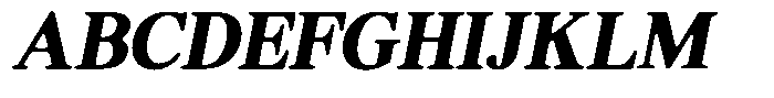 Shequan Soft Bold Sem Condensed Italic Font UPPERCASE