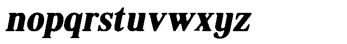 Shequan Soft Bold Sem Condensed Italic Font LOWERCASE
