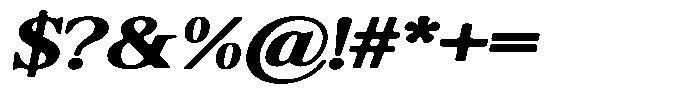 Shequan Soft Bold Sem Exp Italic Font OTHER CHARS