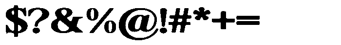 Shequan Soft Bold Semi Expanded Font OTHER CHARS