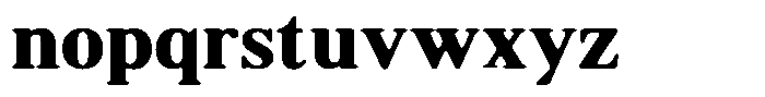 Shequan Soft Bold Font LOWERCASE