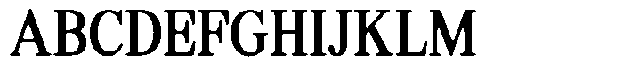 Shequan Soft Condensed Font UPPERCASE