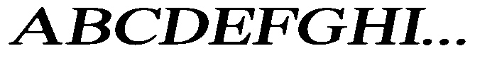Shequan Soft Expanded Italic Font UPPERCASE