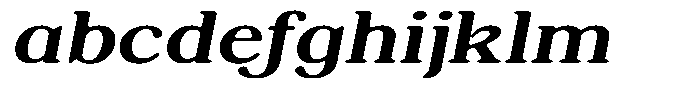Shequan Soft Expanded Italic FONT