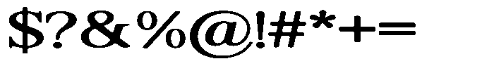 Shequan Soft Expanded Font OTHER CHARS
