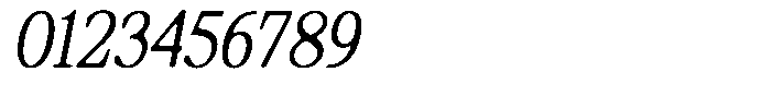 Shequan Soft Extra Light Condensed Italic Font OTHER CHARS