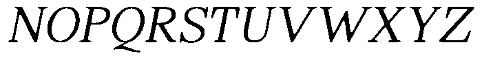 Shequan Soft Extra Light Sem Condensed Italic Font UPPERCASE