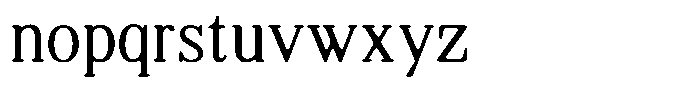 Shequan Soft Extra Light Sem Condensed Font LOWERCASE