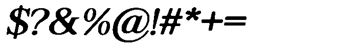 Shequan Soft Italic Font OTHER CHARS