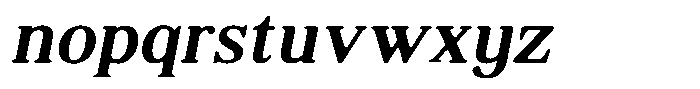 Shequan Soft Italic Font LOWERCASE