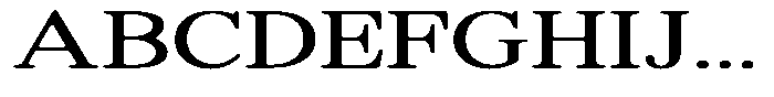 Shequan Soft Light Expanded Font UPPERCASE