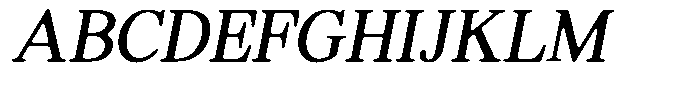 Shequan Soft Light Sem Condensed Italic Font UPPERCASE