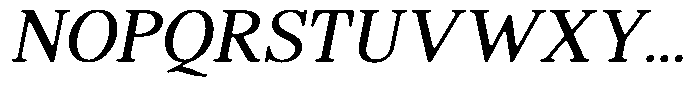 Shequan Soft Light Sem Condensed Italic Font UPPERCASE