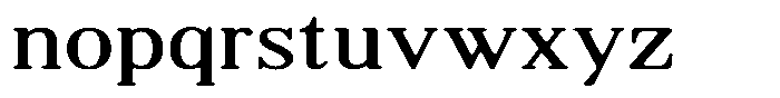 Shequan Soft Light Semi Expanded Font LOWERCASE
