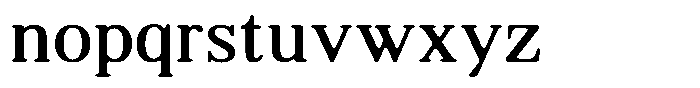 Shequan Soft Light Font LOWERCASE