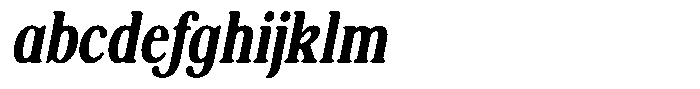 Shequan Soft Medium Condensed Italic FONT