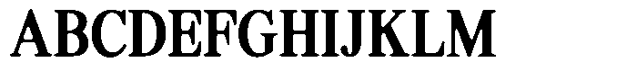 Shequan Soft Medium Condensed Font UPPERCASE