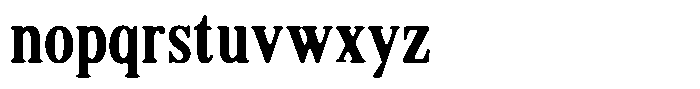 Shequan Soft Medium Condensed Font LOWERCASE