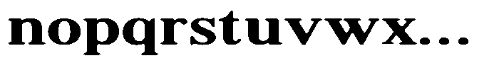 Shequan Soft Medium Expanded Font LOWERCASE