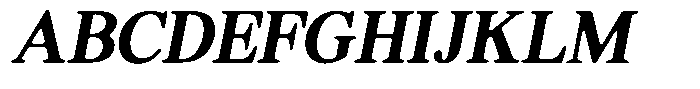 Shequan Soft Medium Sem Condensed Italic Font UPPERCASE