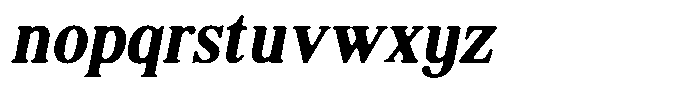 Shequan Soft Medium Sem Condensed Italic Font LOWERCASE