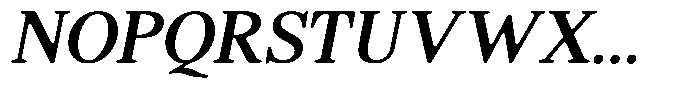 Shequan Soft Sem Condensed Italic Font UPPERCASE