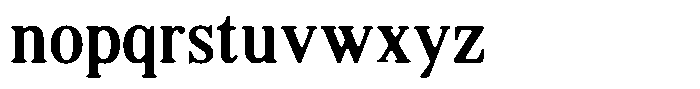 Shequan Soft Semi Condensed Font LOWERCASE