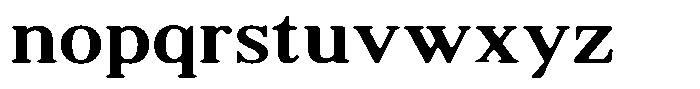 Shequan Soft Semi Expanded Font LOWERCASE
