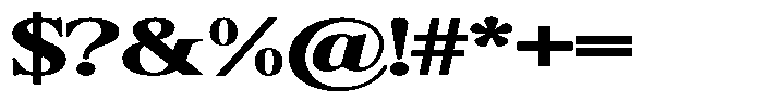 Shequan Soft Shequan Black Expanded Font OTHER CHARS