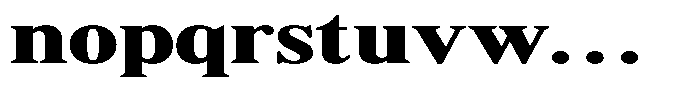Shequan Soft Shequan Black Expanded Font LOWERCASE
