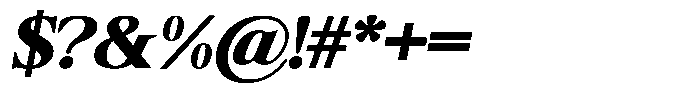 Shequan Soft Shequan Black Italic Font OTHER CHARS