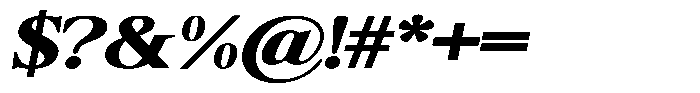 Shequan Soft Shequan Black Sem Exp Italic Font OTHER CHARS