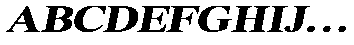 Shequan Soft Shequan Black Sem Exp Italic Font UPPERCASE