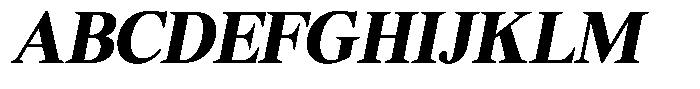 Shequan Soft Shequan Black Semi Condensed Italic Font UPPERCASE