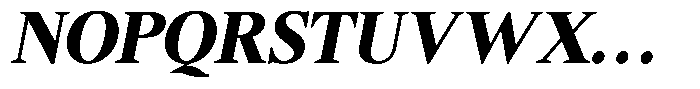 Shequan Soft Shequan Black Semi Condensed Italic Font UPPERCASE