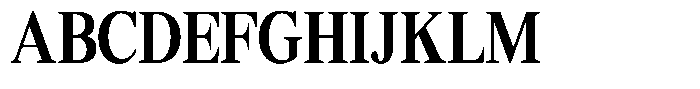 Shequan Soft Shequan Bold Condensed Font UPPERCASE