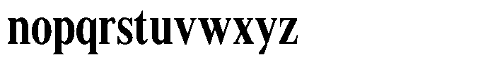 Shequan Soft Shequan Bold Condensed Font LOWERCASE