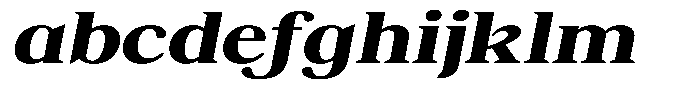 Shequan Soft Shequan Bold Expanded Italic FONT