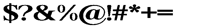 Shequan Soft Shequan Bold Expanded Font OTHER CHARS