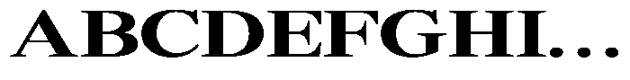 Shequan Soft Shequan Bold Expanded Font UPPERCASE