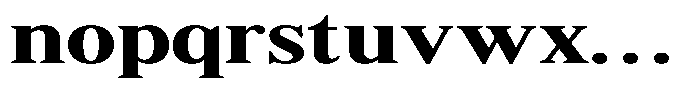 Shequan Soft Shequan Bold Expanded Font LOWERCASE