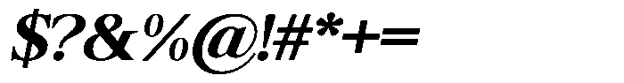 Shequan Soft Shequan Bold Italic Font OTHER CHARS