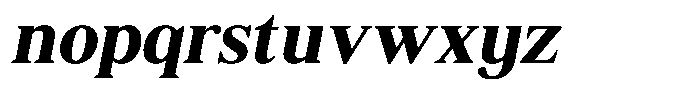 Shequan Soft Shequan Bold Italic Font LOWERCASE