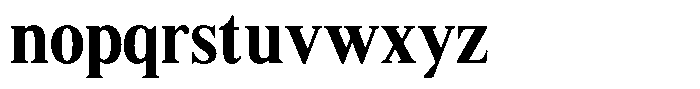 Shequan Soft Shequan Bold Semi Condensed Font LOWERCASE